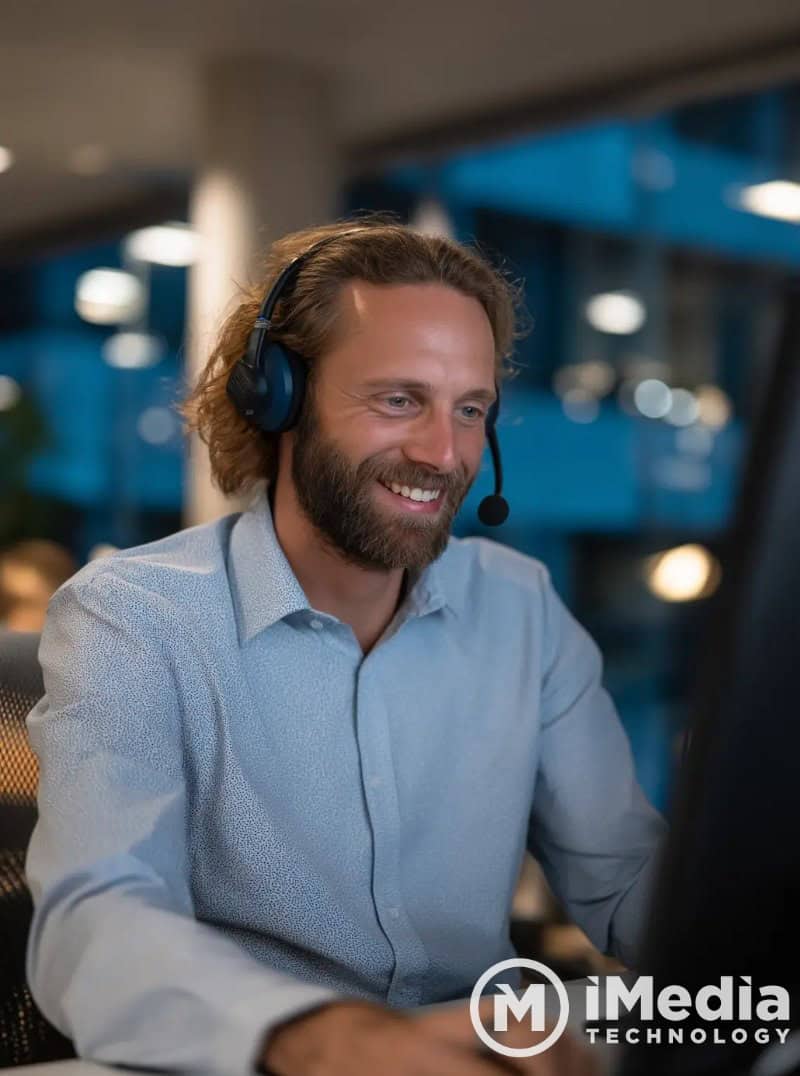 Technician providing On-Site IT Support Services to resolve urgent tech issues swiftly.